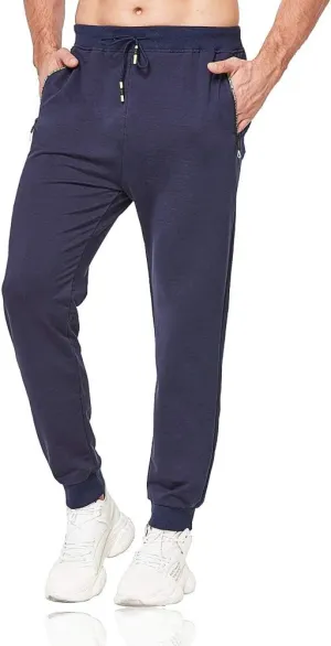 Tansozer Men's Lightweight Joggers Casual Slim Sweatpants Track Pants with Zipper Pockets
