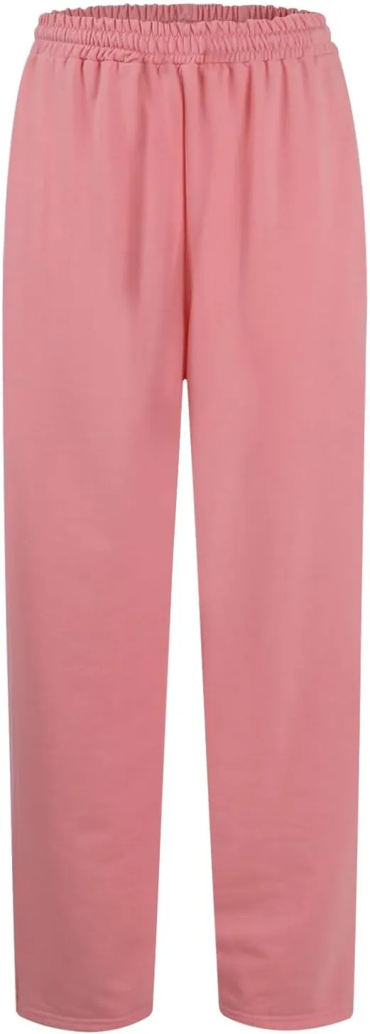 Wide Leg Sweatpants Women Baggy High Waisted Drawstring Joggers with Pockets Trendy Fleece Track Pants