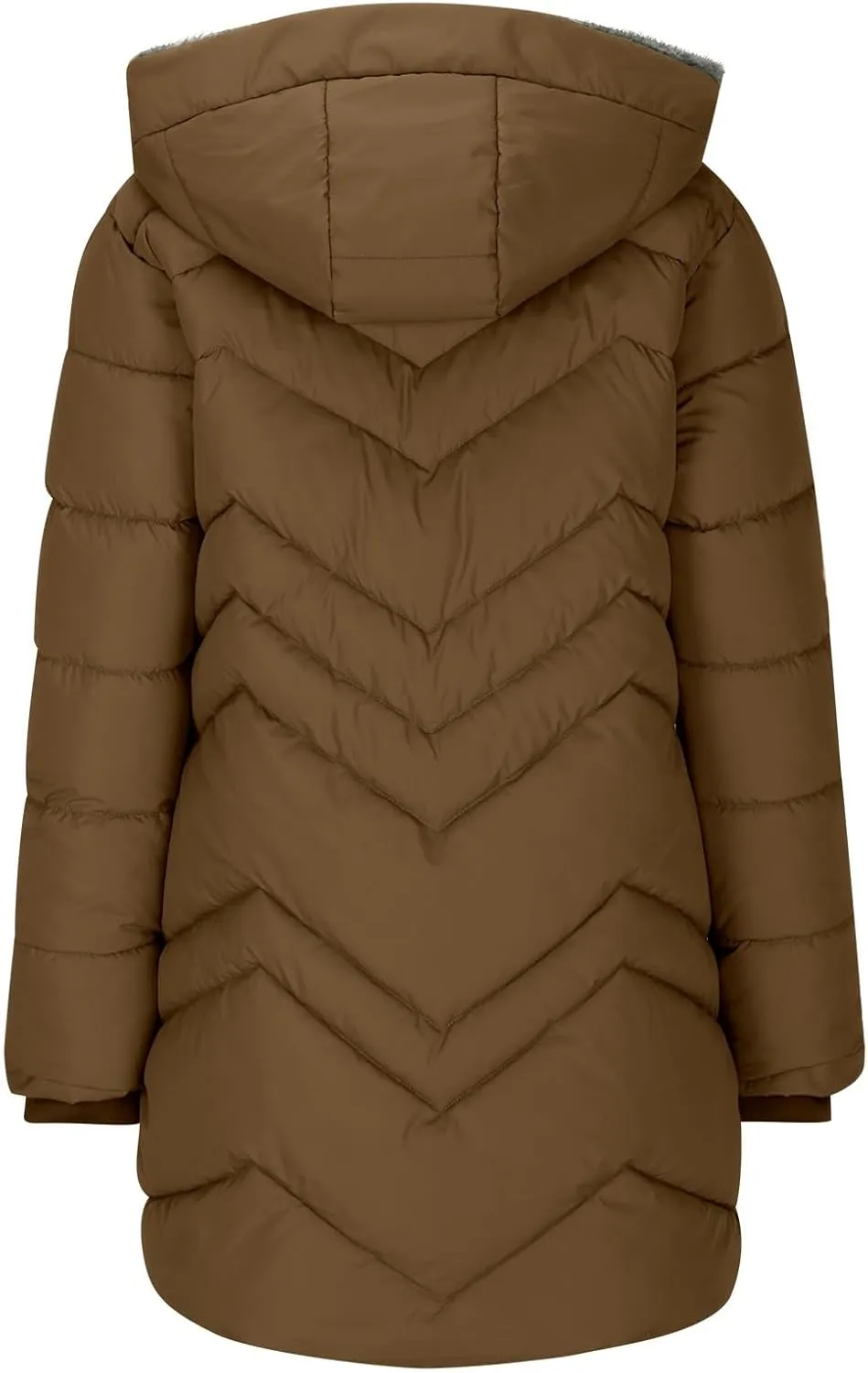 Winter Puffer Thicken Jackets for Women Waterproof Warm Maxi Coats down Jackets Faux Fur Parka with Hood down Coats