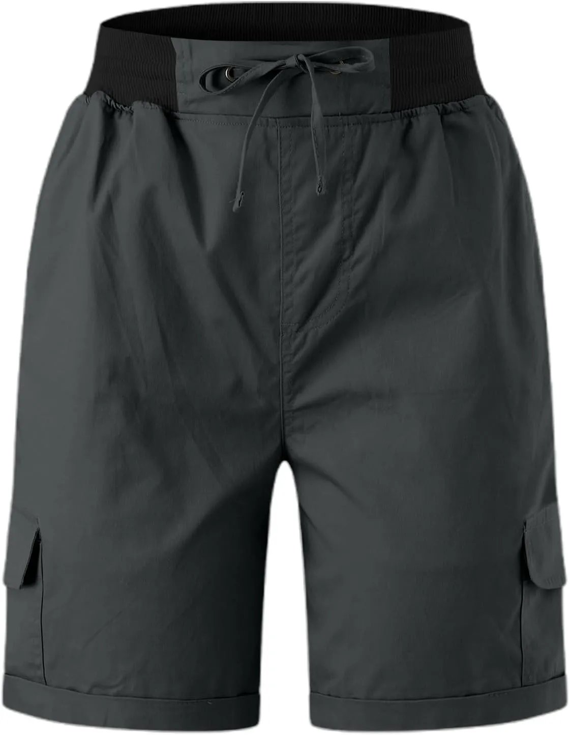 Womens Cargo Short Casual Summer Elastic Hiking Short 2025 Trendy High Rise with Pocket Solid Loose Outfit Lightweight