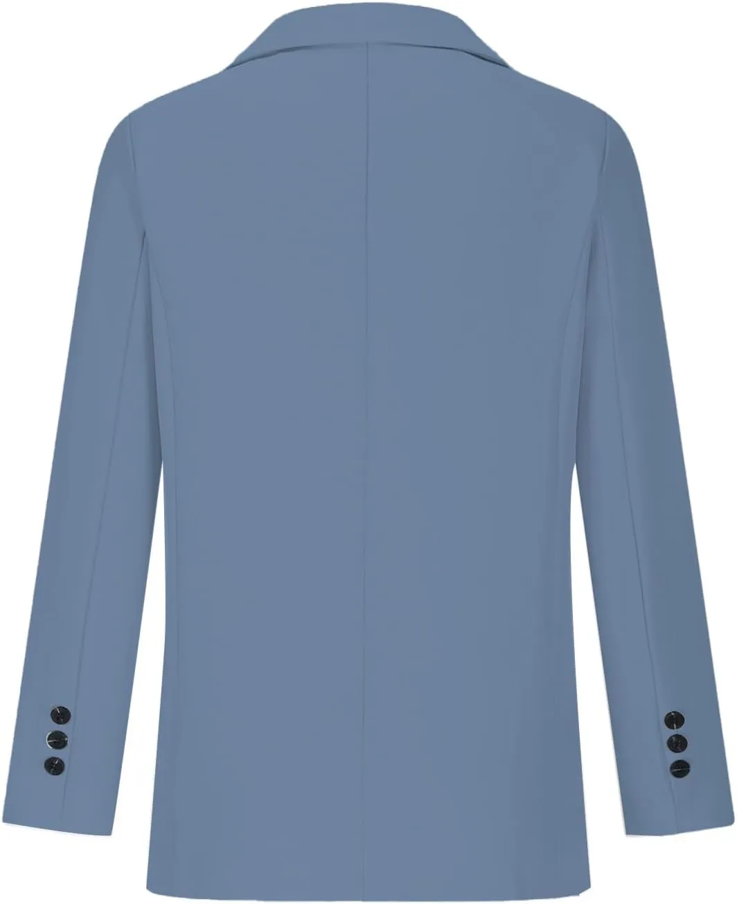 Womens Casual Long Sleeve Blazers Fall Trendy Lapel Button Jackets Casual Solid Color Open Front Work Office Jackets