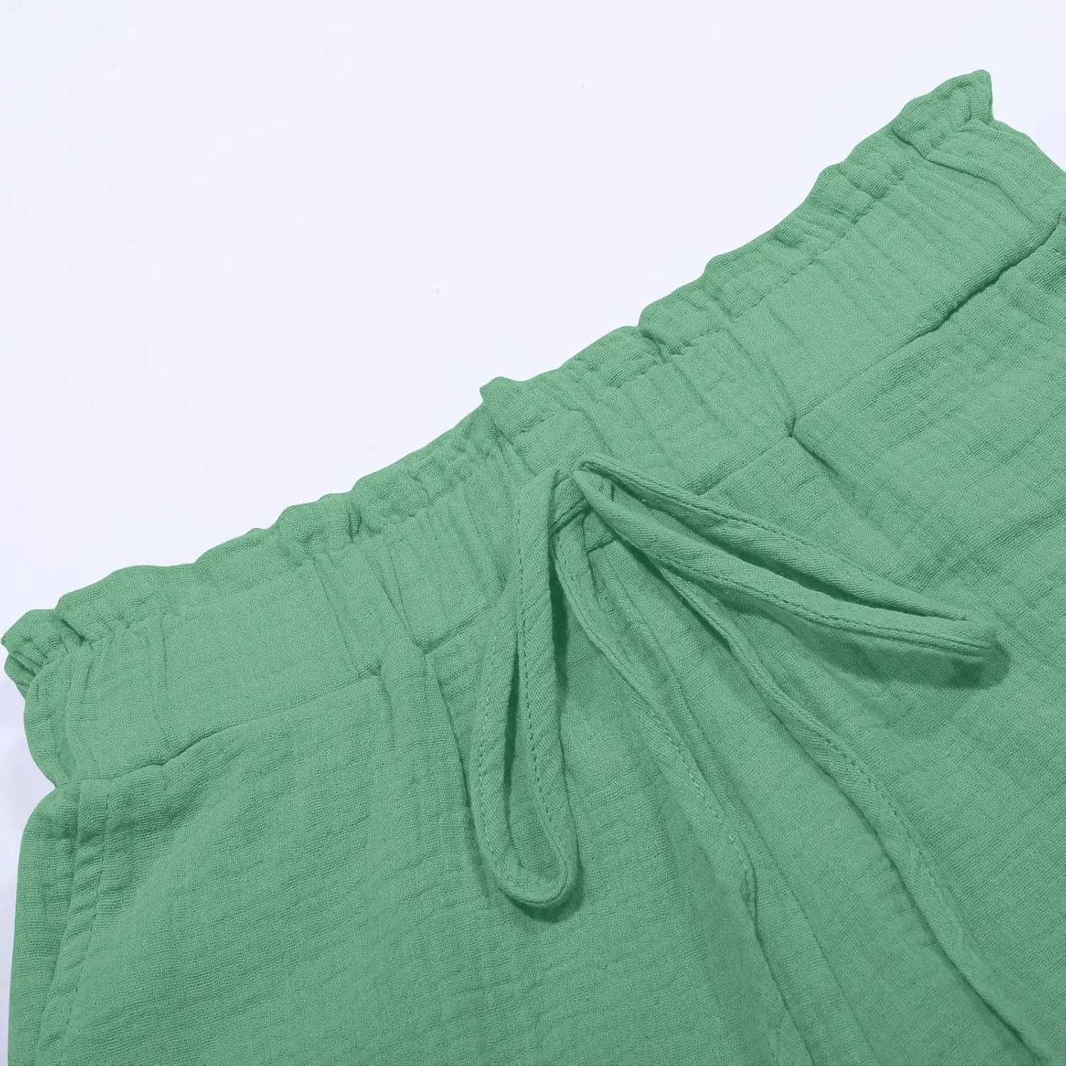 Womens Casual Shorts High Waisted 2024 Fashion Beach Vacation Shorts Cute Comfy Loose Summer Shorts with 2 Pockets