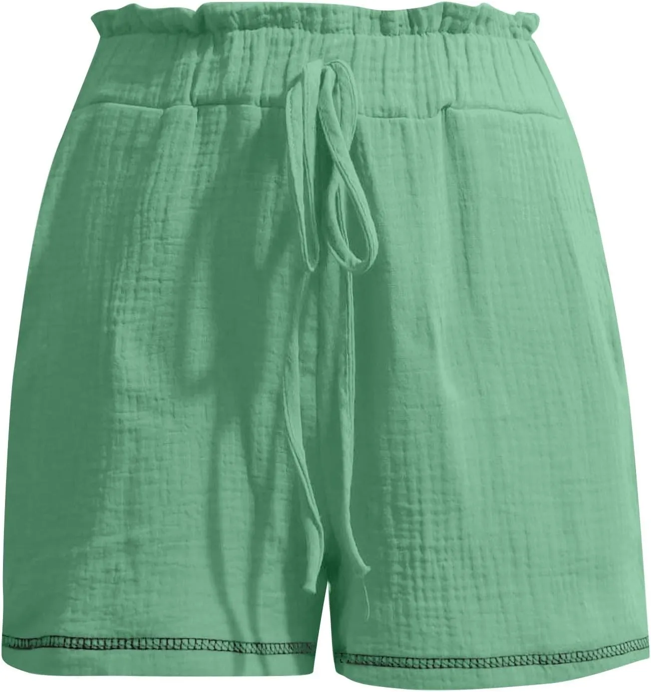 Womens Casual Shorts High Waisted 2024 Fashion Beach Vacation Shorts Cute Comfy Loose Summer Shorts with 2 Pockets