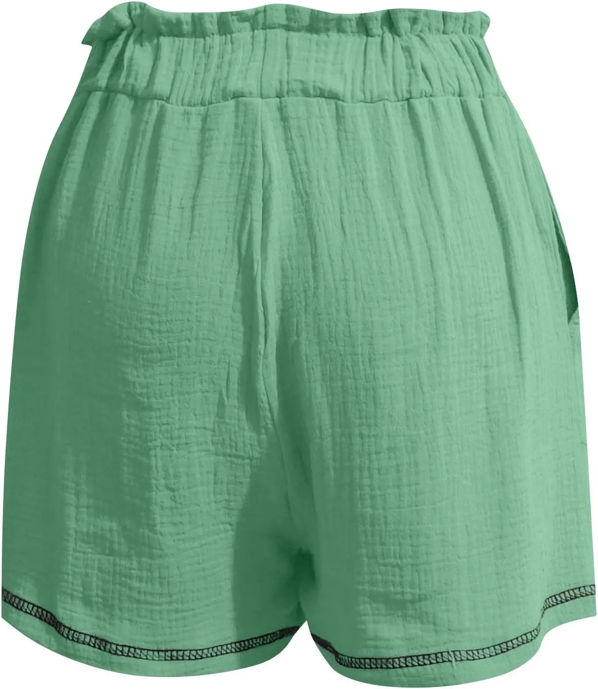 Womens Casual Shorts High Waisted 2024 Fashion Beach Vacation Shorts Cute Comfy Loose Summer Shorts with 2 Pockets