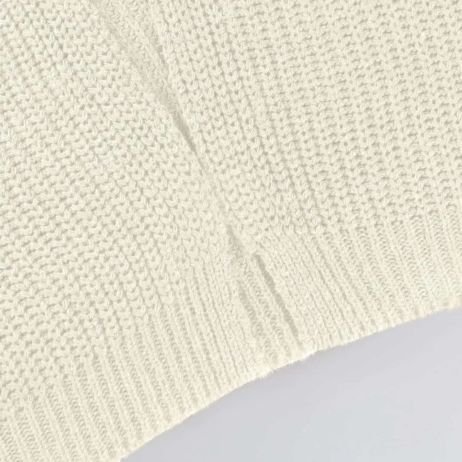 Women's Chunky Cardigan Sweaters 2024 Fall Cable Knit Open Front Sweater Lantern Sleeve Oversized Cardigan Outwear