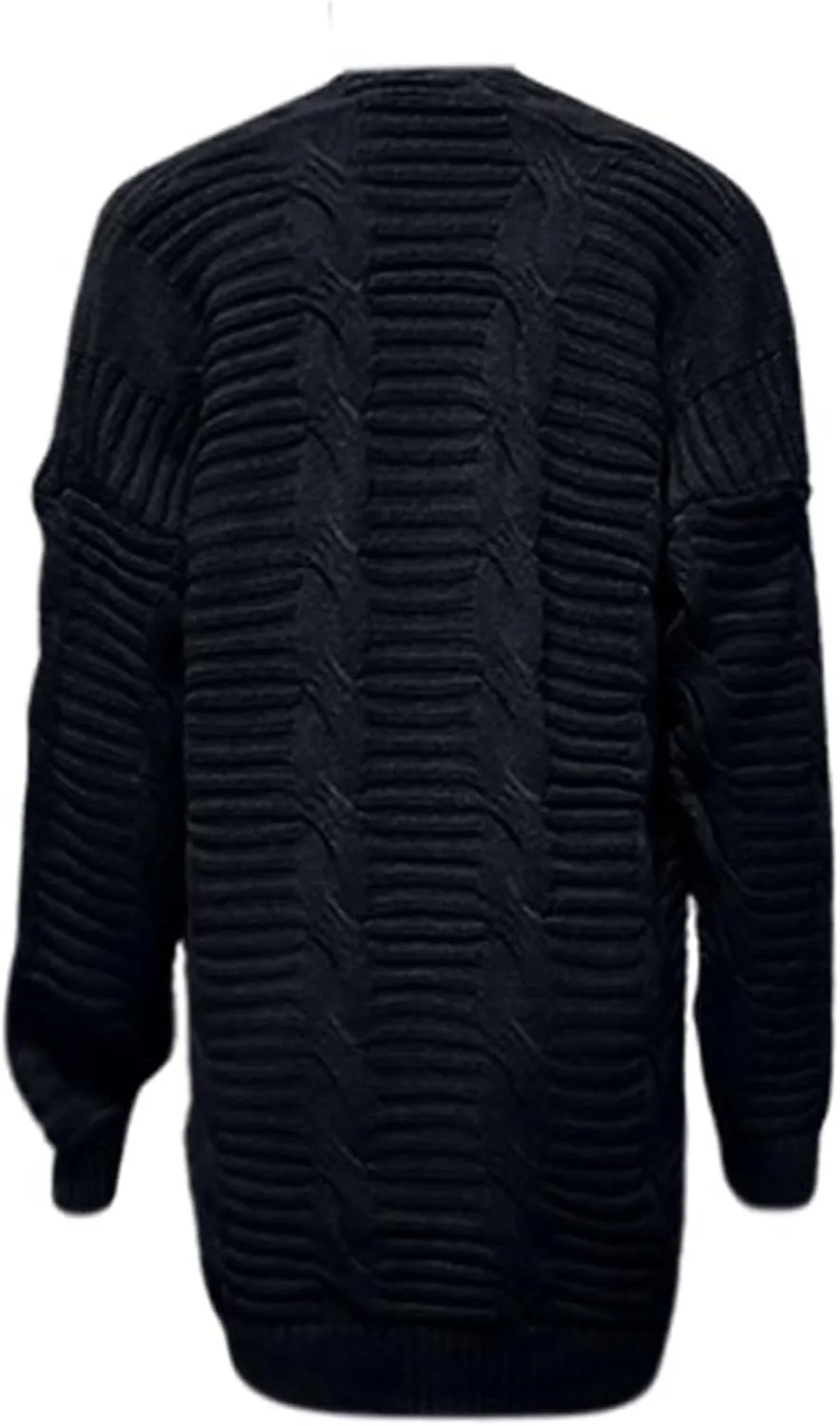 Womens Chunky Sweater Open Front Cardigans Baggy Lightweight Cable Knit Long Cardigan Sweaters Trendy Outwear Coats