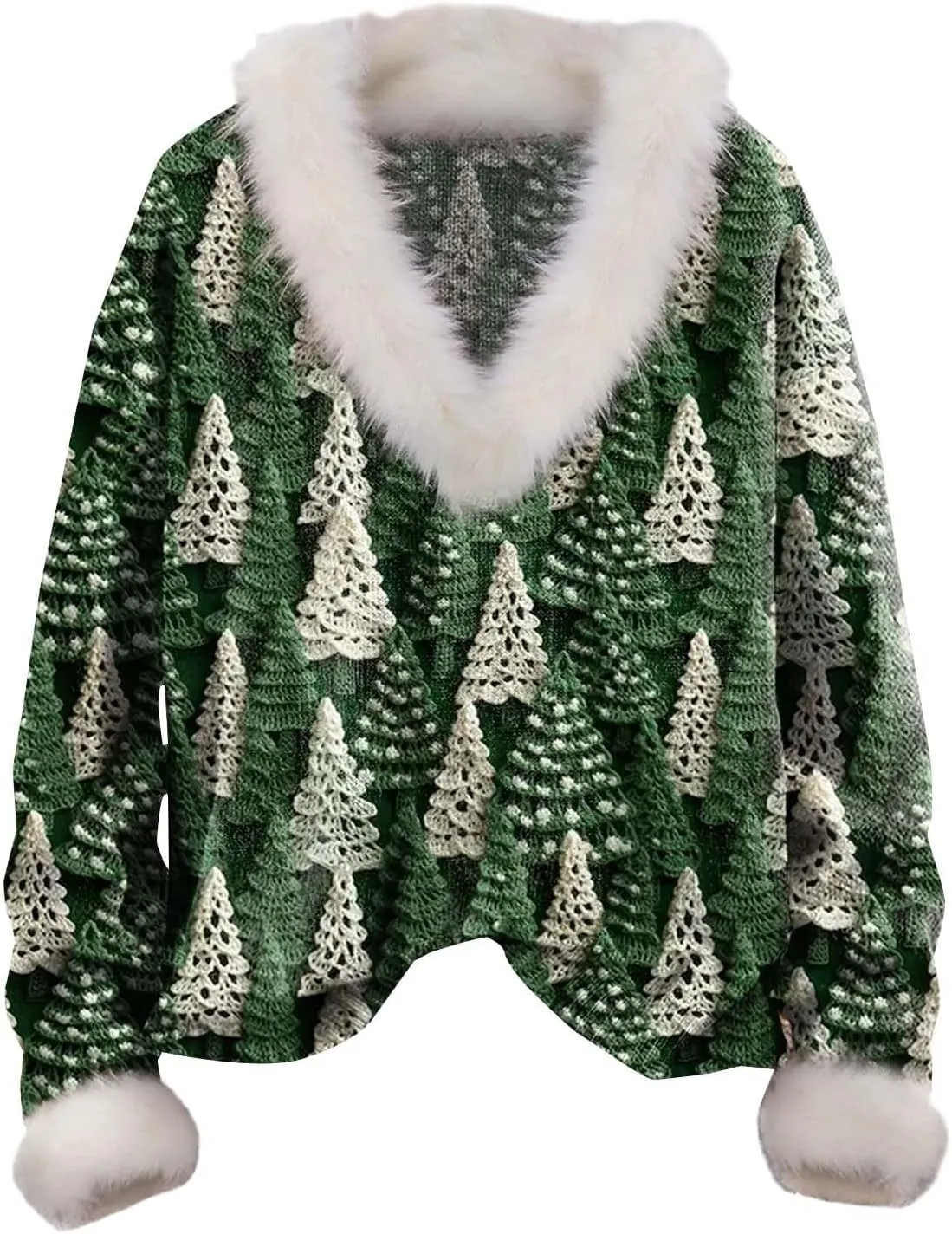 Womens Oversized Sweatshirt Loose V Neck Fleece Long Sleeve Pullovers Waffle Knit Winter Warm Tops Blouses Clothes