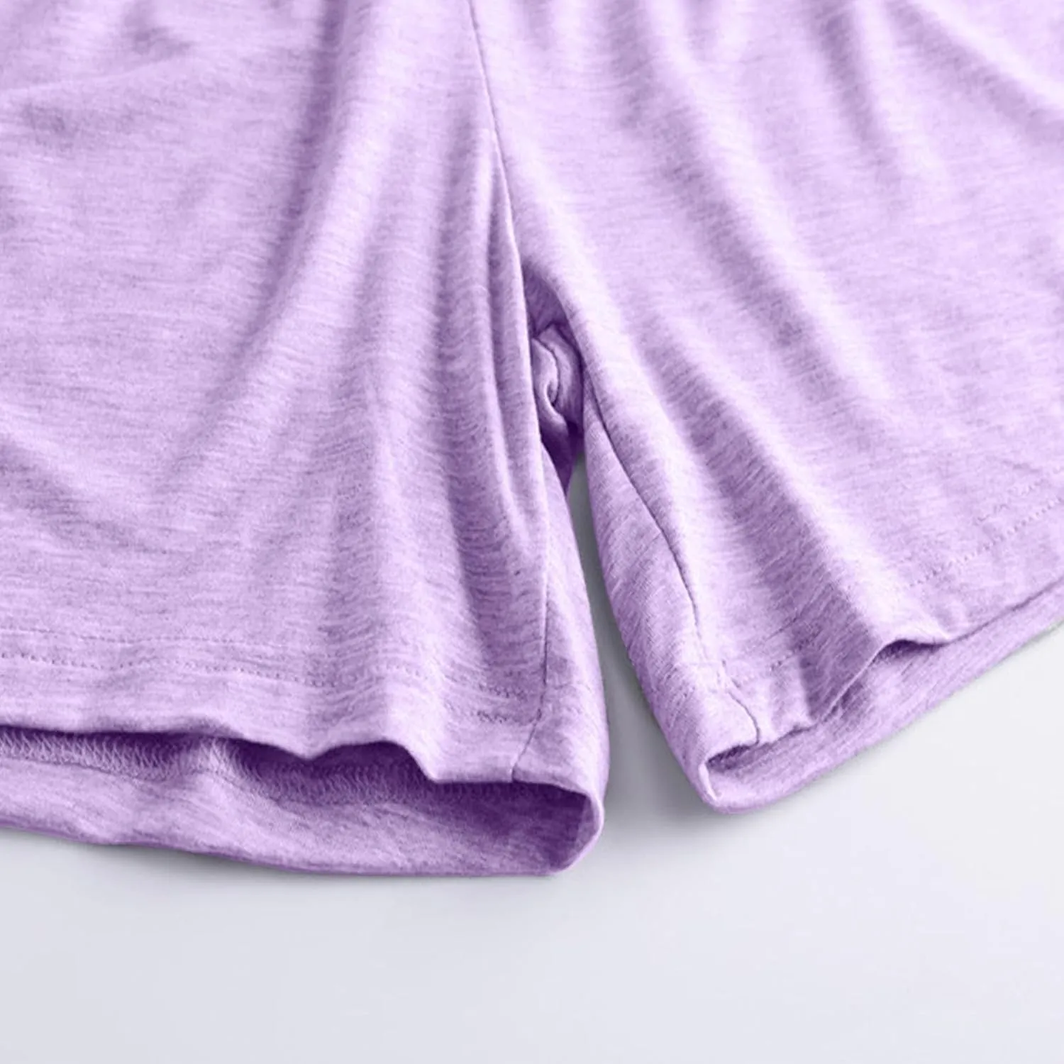 Women's Pajama Shorts Sleep Shorts Soft Summer Elastic Waist Thin Bermuda Shorts Loose Casual Shorts with Pockets