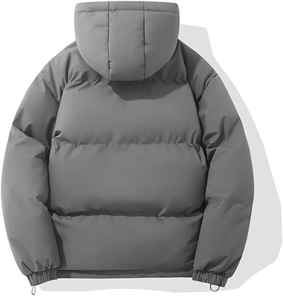 Womens Puffer Jackets Jacket Hooded Windproof Winter Coat with Recycled Insulation Winter Slim Short Hooded Warm