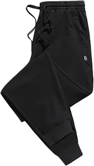 Women's Sherpa Lined Sweatpants Winter Warm Fleece Pants Water Resistant Thermal Pants for Lounge Outdoor Fleece Pant