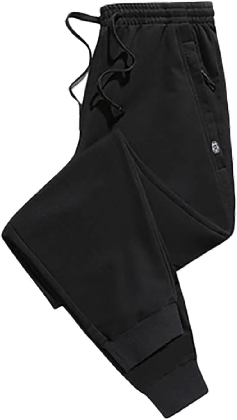 Women's Sherpa Lined Sweatpants Winter Warm Fleece Pants Water Resistant Thermal Pants for Lounge Outdoor Fleece Pant