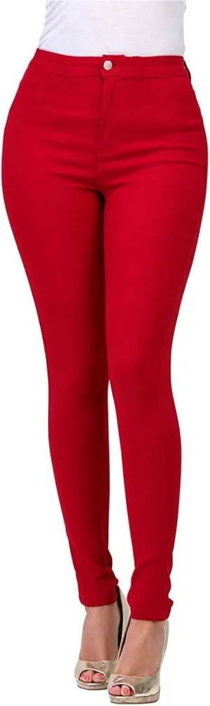 Women's Skinny Jeans Stretchy High Rise Tummy Control Jeggings Summer Butt Lifting Denim Pants Slim Fit Ladies