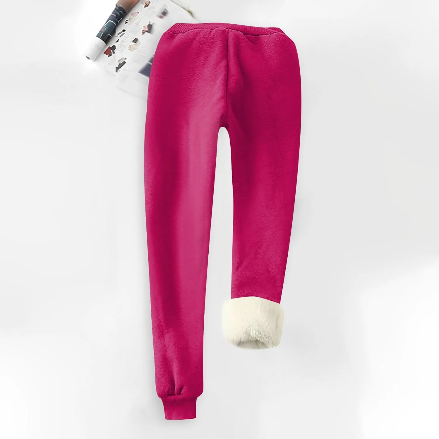 Women's Warm Sherpa Lined Athletic Sweatpants Jogger Fleece Pants